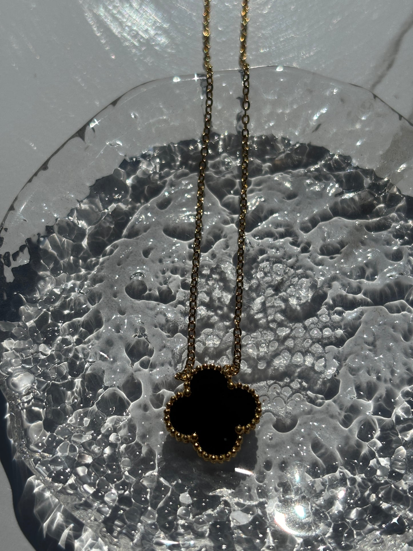 Black clove necklace
