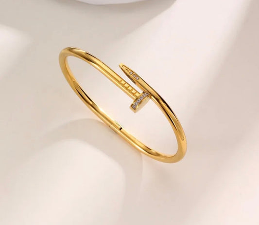 CZ Nail Bracelet